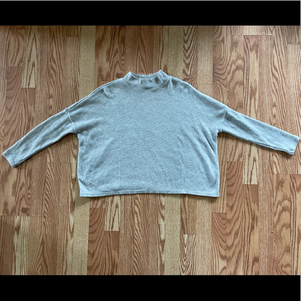 Light Grey Turtleneck Sweater